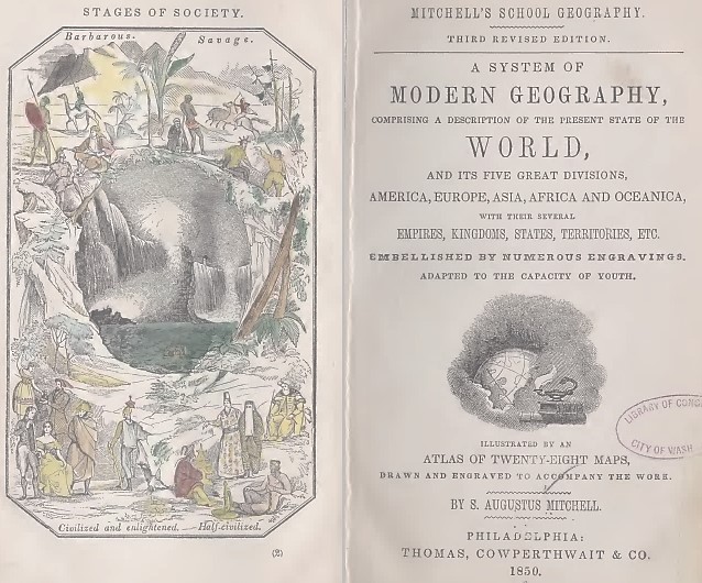 Modern Geography, 1850